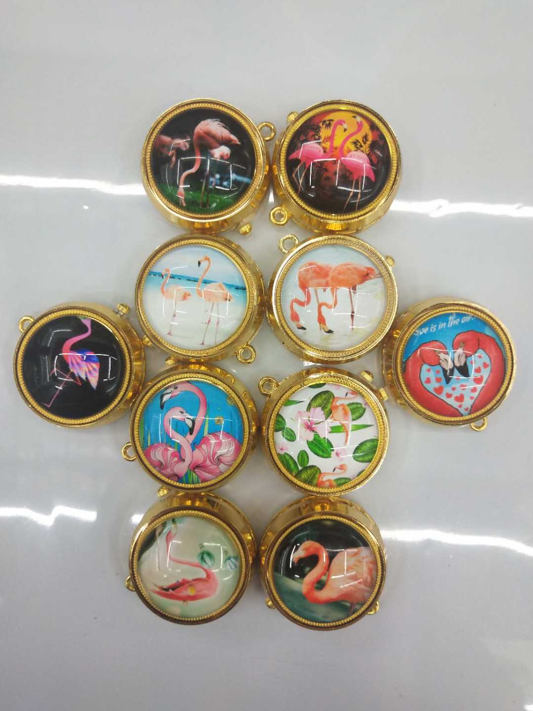 Wholesale of golden rotating anime cartoon wall watch gyroscope rotating pocket watch pic 19