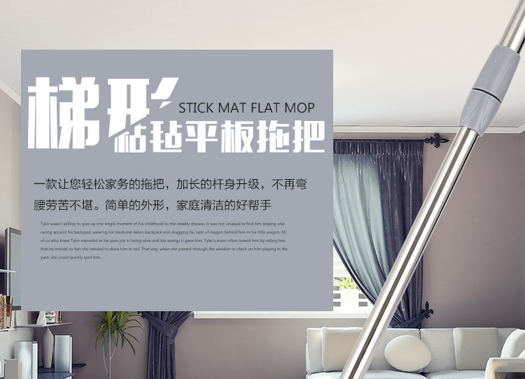 大号平板拖把免手洗家用懒人拖布吸水墩布拖地拖把干湿两用一拖净详情1