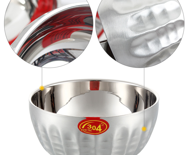 304 stainless steel bowl, family tableware bowl, creative travel portable chopsticks and spoons, picnic folding set rice bowl pic 29