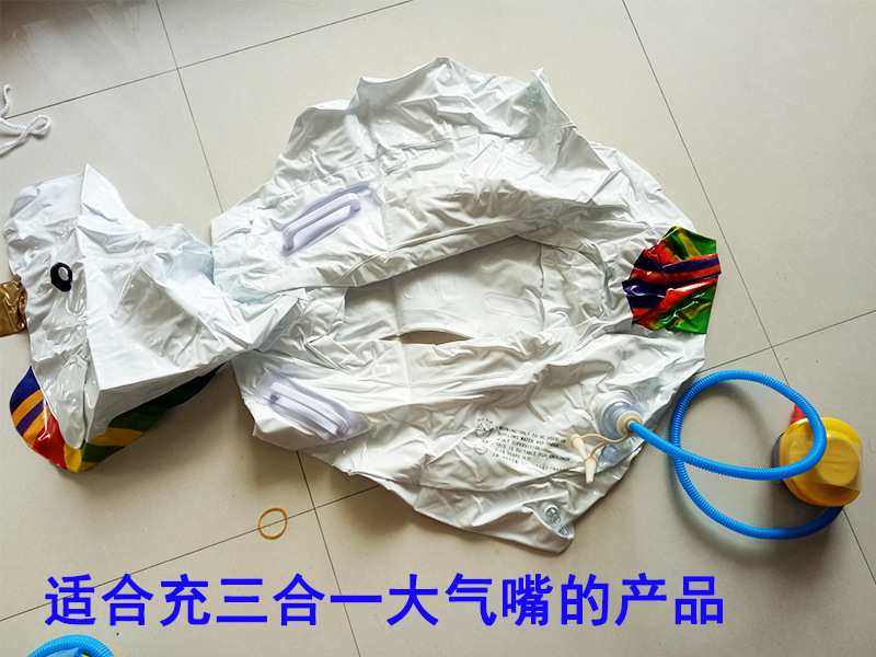 厂家批发塑料打气泵充气玩具打气筒脚踩气筒现货四寸脚踩泵详情4