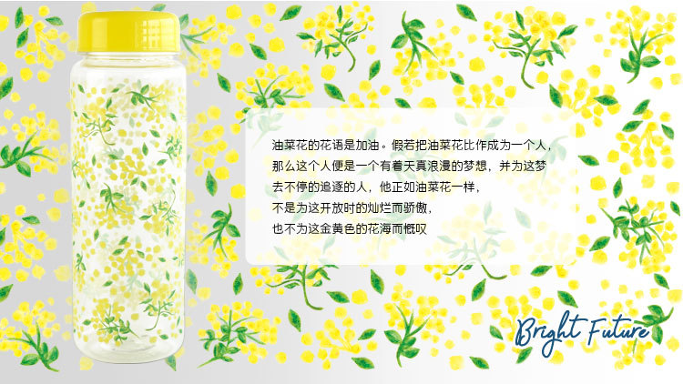 Bangduo - Creative tritan Portable Water Cup, Student portable cup, tea strainer, Plastic Cup, Summer water cup pic 5