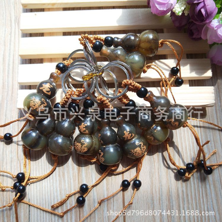 【 Zone 1-2 】 Chinese Zodiac horned Gourd 120/ pack 6000/ Piece 12 Chinese zodiac Gourd Pendants Keychains, best-selling products at street stalls, one-yuan general merchandise pic 1
