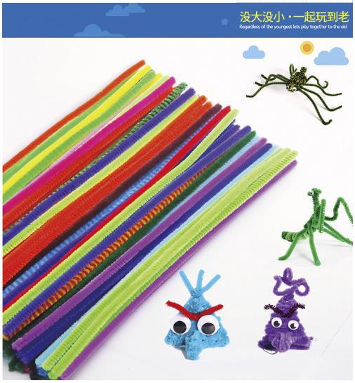 多规格超密扭扭棒玩具幼儿园DIY益智制作毛绒条儿童手工材料配件详情7