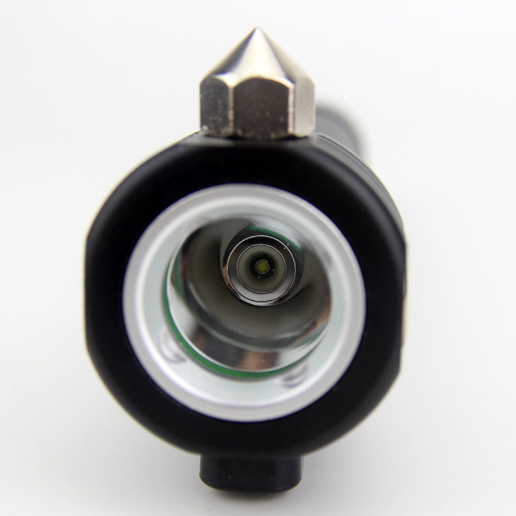 Tiger Hunter car usb charging safety escape hammer flashlight Solar safety hammer LED flashlight with strong LED light pic 62