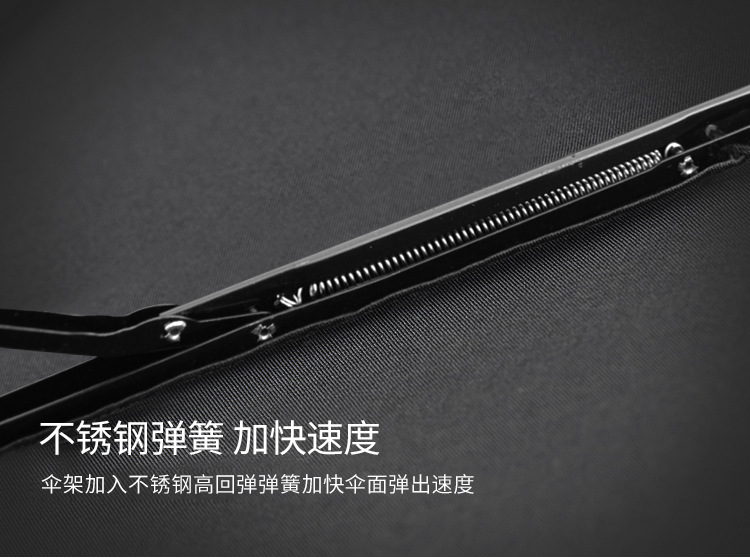 4S店专用晴雨伞奔驰奥迪全自动折叠车标雨伞商务三折广告礼品伞详情8