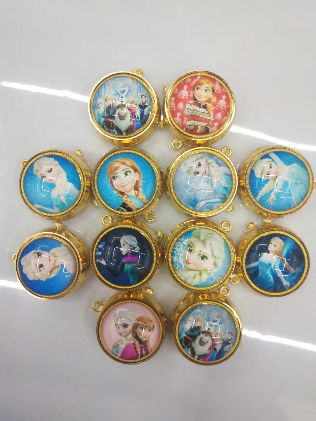 Wholesale of golden rotating anime cartoon wall watch gyroscope rotating pocket watch pic 10