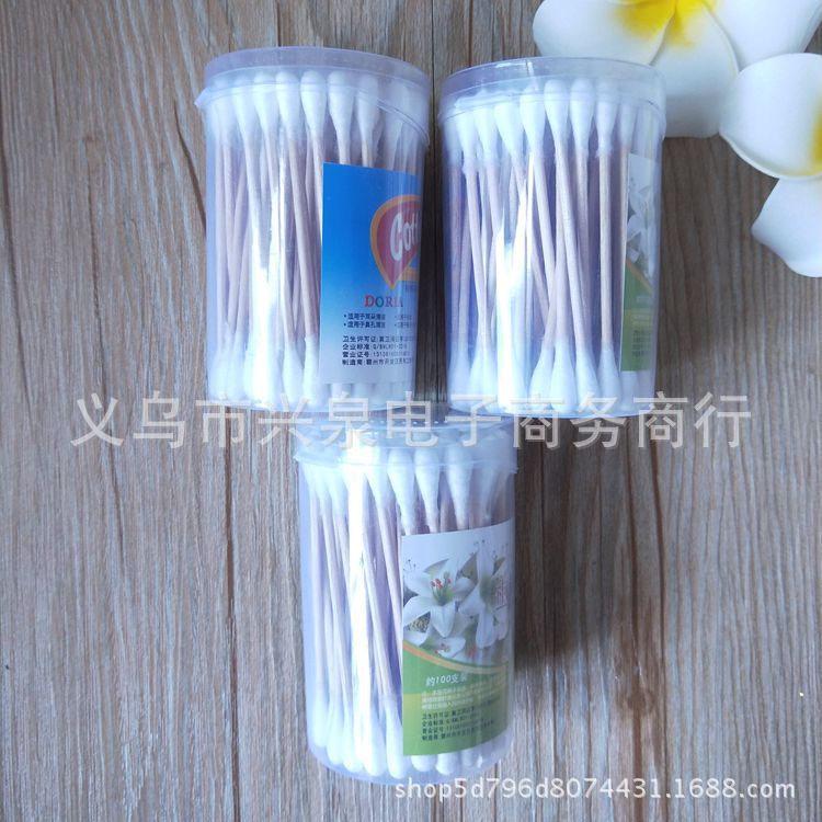 【1-8 Zones 】 Cylindrical cotton swabs 12 sets 240 yuan per box, bucket-packed cotton swabs, disposable double-headed daily-use cotton swabs, box-packed cotton swabs wholesale one yuan pic 6