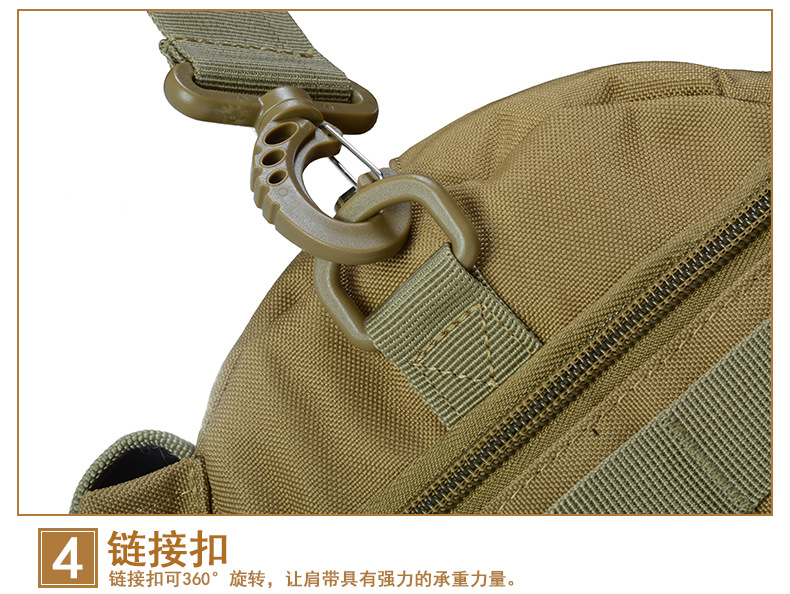 Yitu Mountaineering and Outdoor multi-functional travel Bag, Movement Crossbody Bag, Camping Camouflage bucket Bag, Military Fan Tactical Bag pic 17