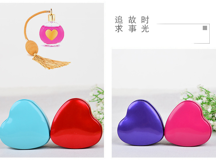 创意马口铁盒包装喜糖盒子小爱心形铁盒礼品包装糖果铁盒现货详情17