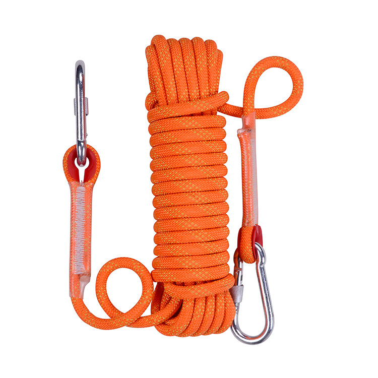 Cross-border discount: Reflective outdoor climbing rope, nylon rope, climbing rope, survival rope, rappelling rope, polyester mountaineering safety rope pic 13