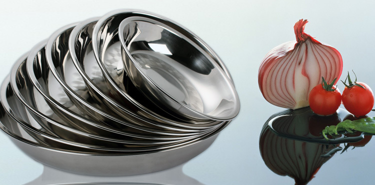 304不锈钢圆盘批发加厚圆形菜餐盘商用酒店食堂盘子厨房不锈钢盘详情5