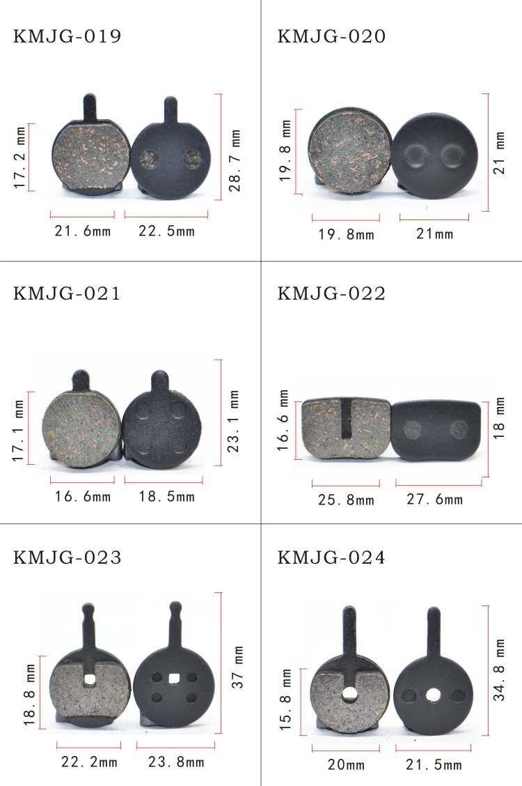 Mountain bike disc brake pads M446/M315 resin semi-metallic oil disc brake accessories electric bike brake pads pic 9