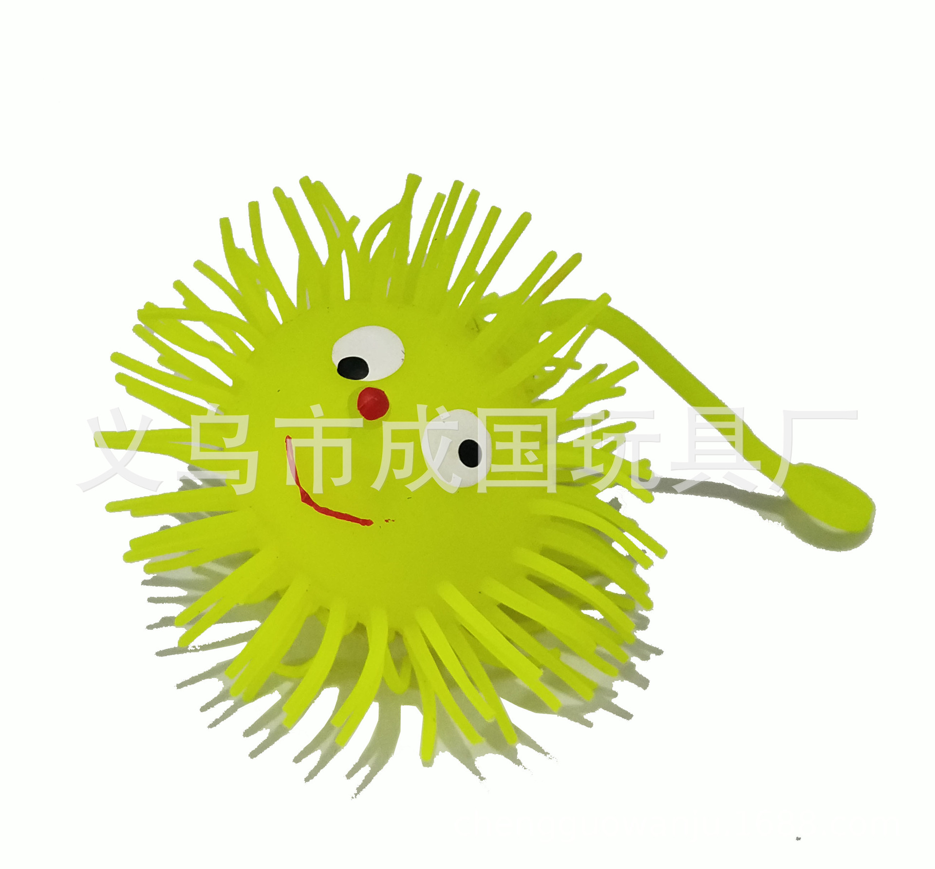 厂家供应3号笑脸闪光毛毛球tpr环保材质地摊广场地推小学幼儿园详情4