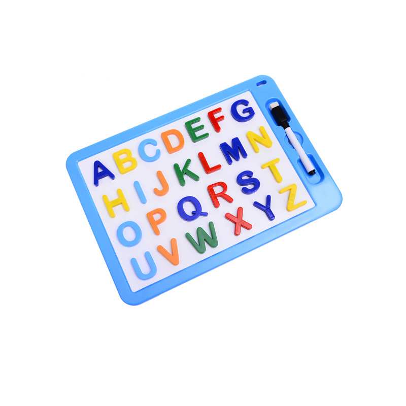 热卖多色磁性环保字母贴儿童益智玩具磁力贴冰箱贴大写字母拼图详情17