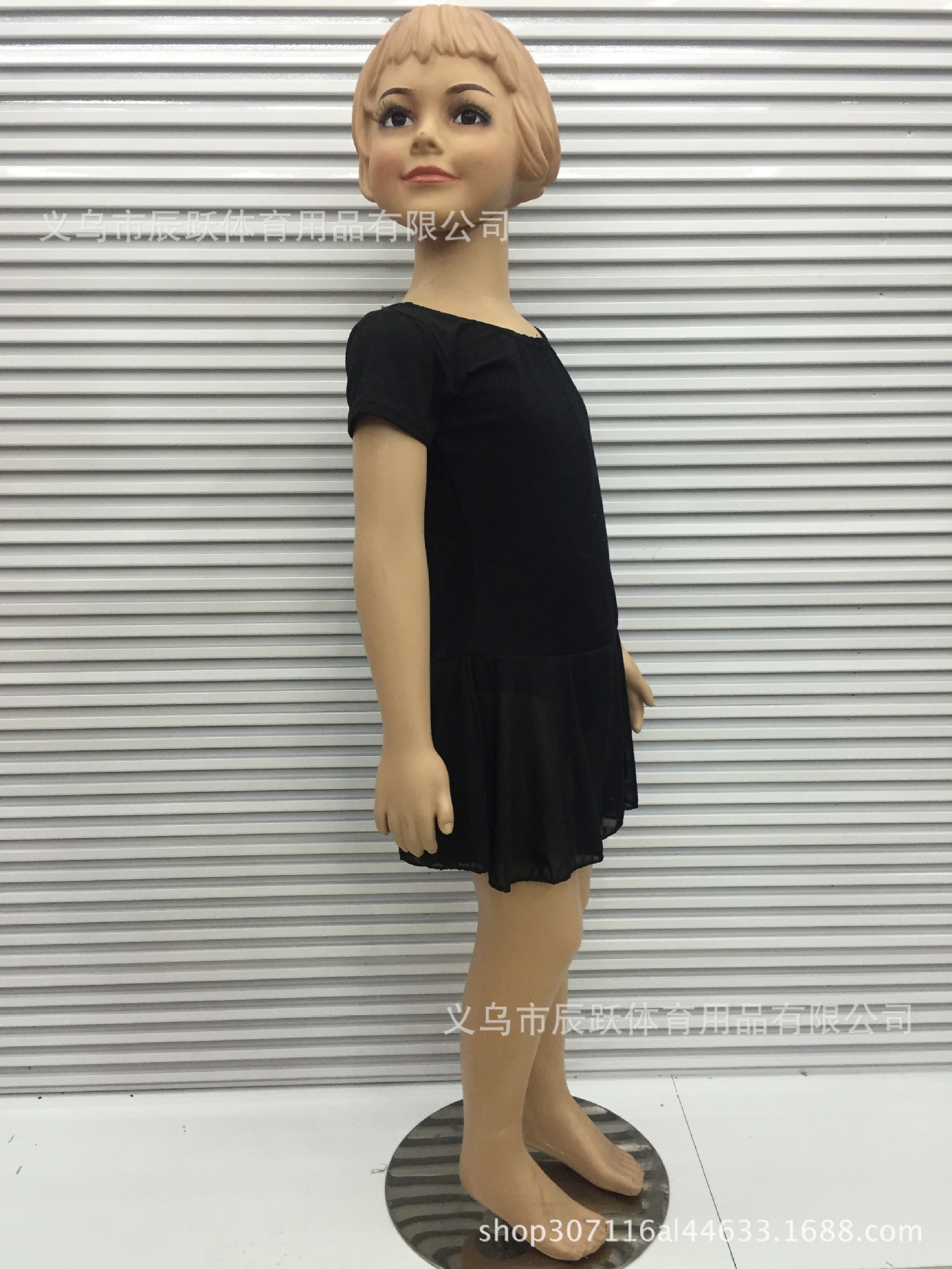 儿童成人纯棉体操服芭蕾舞蹈服儿童网纱连体服110cm-170cm详情4