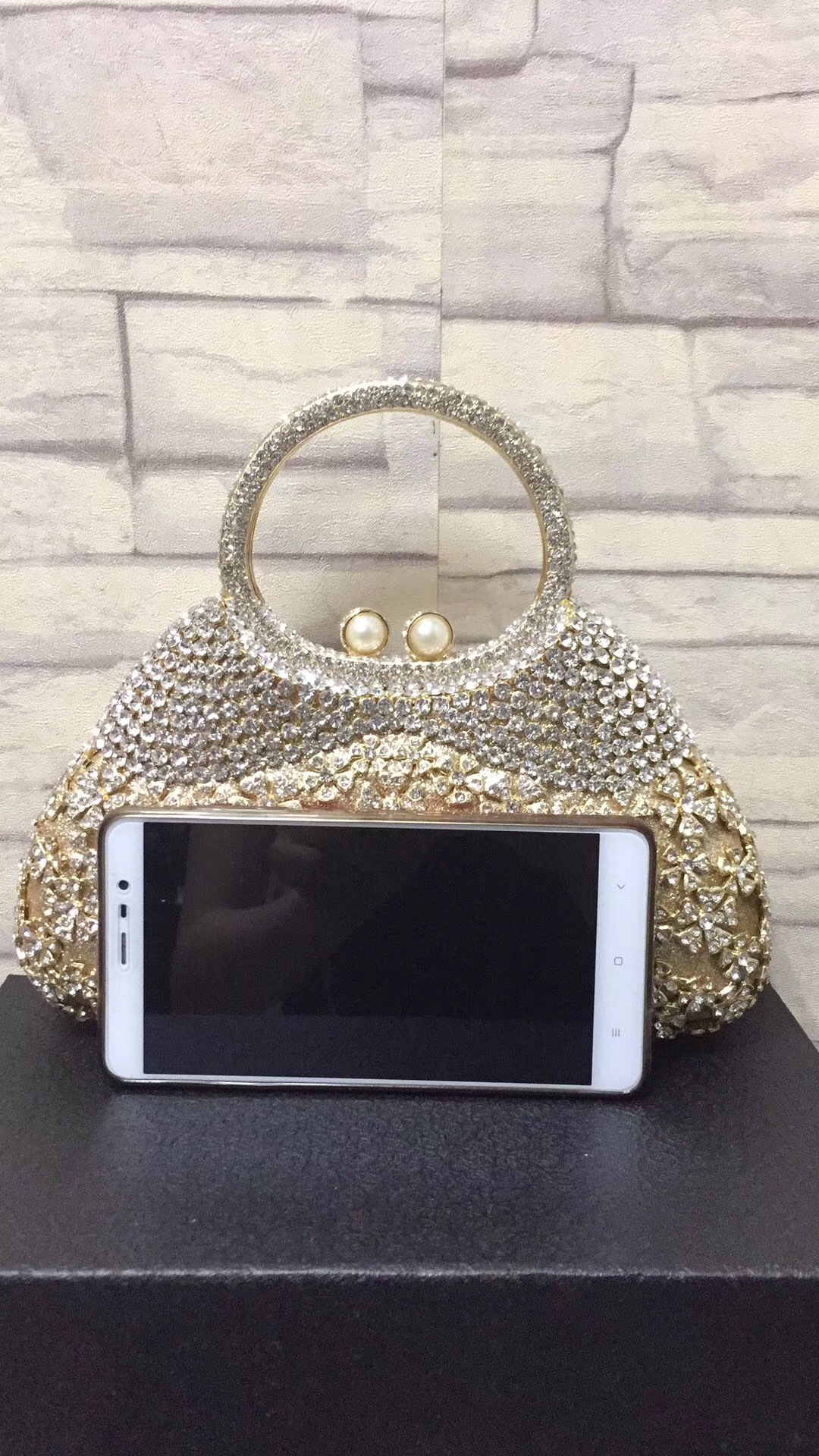 BL086 AliExpress Water Diamond Bag, Perforated Metal diamond-encrusted Dinner Bag, Full Diamond handbag for Foreign Trade Ladies, Banquet Bag pic 45