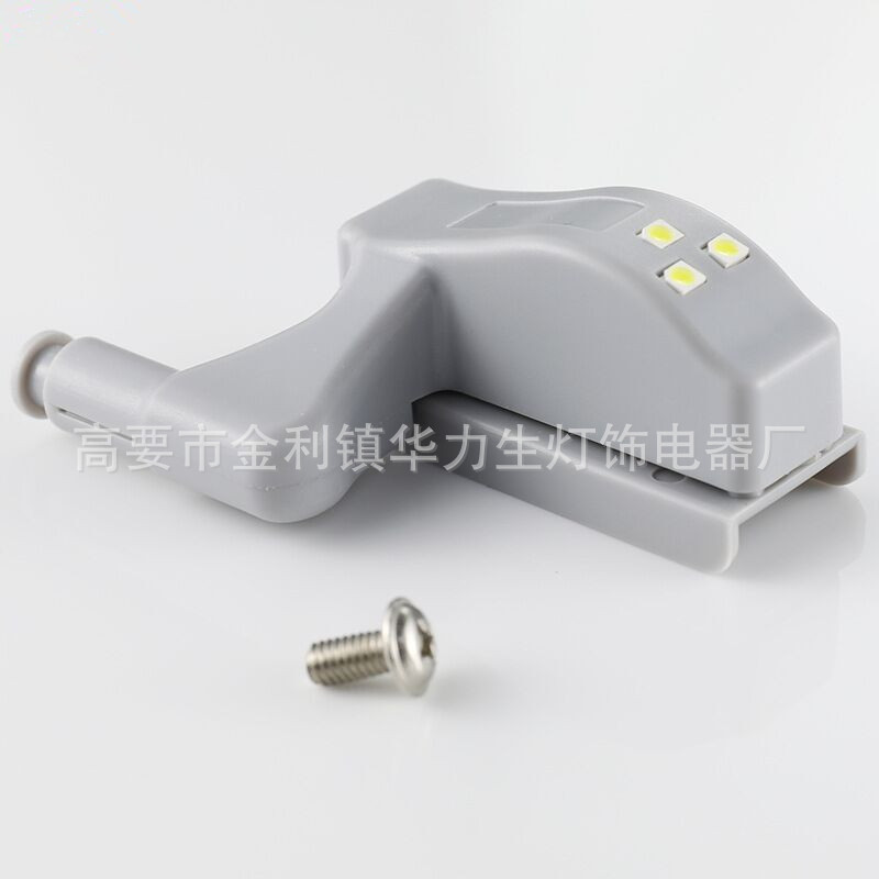 触碰感应橱衣柜LED铰链灯 跨境电商现货暖白光柜门合页灯 pic 11