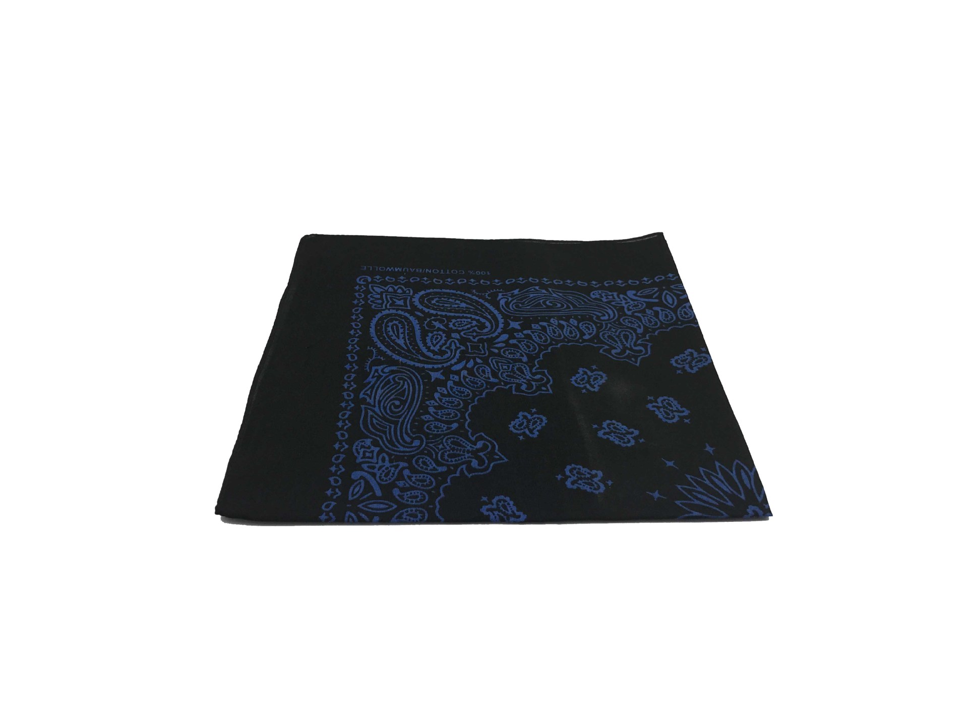 Wholesale of new pure cotton square scarf hip hop hip-hop street dance black background contrasting color sunflower bandana headscarf pic 3