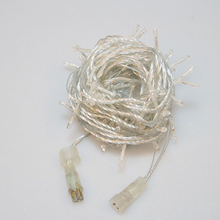 Outdoor LED string lighting project, starry sky Christmas festival decorative lights, wedding room decoration bare light string lights pic 7