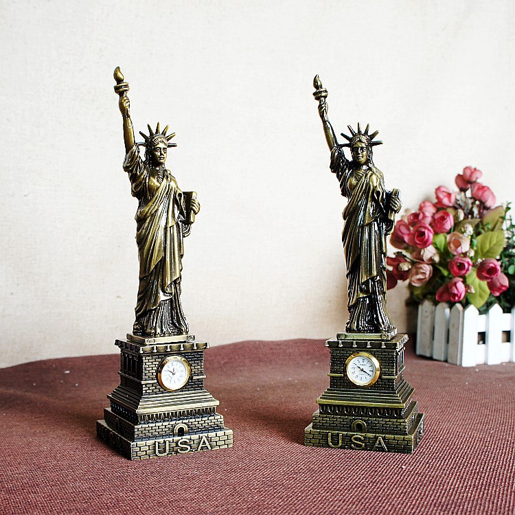 Creative metal handicrafts, American home craft ornaments, Statue of Liberty model ornaments in multiple sizes pic 25