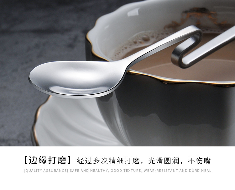 Chenghuijie Factory direct sales coffee spoons, stainless steel hanging cup spoons, creative twisted spoons, mixing spoons, seasoning spoons and spoons pic 13