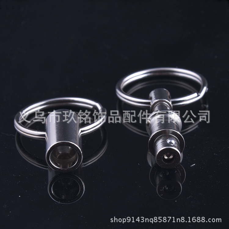 Factory direct sales of iron detachable buckles, outdoor mother-and-child buckles, detachable double-ring keychains, and creative double-ended buckles pic 9