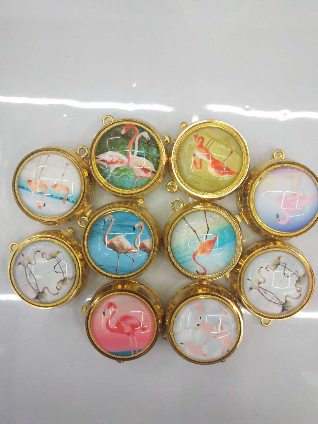 Wholesale of golden rotating anime cartoon wall watch gyroscope rotating pocket watch pic 18