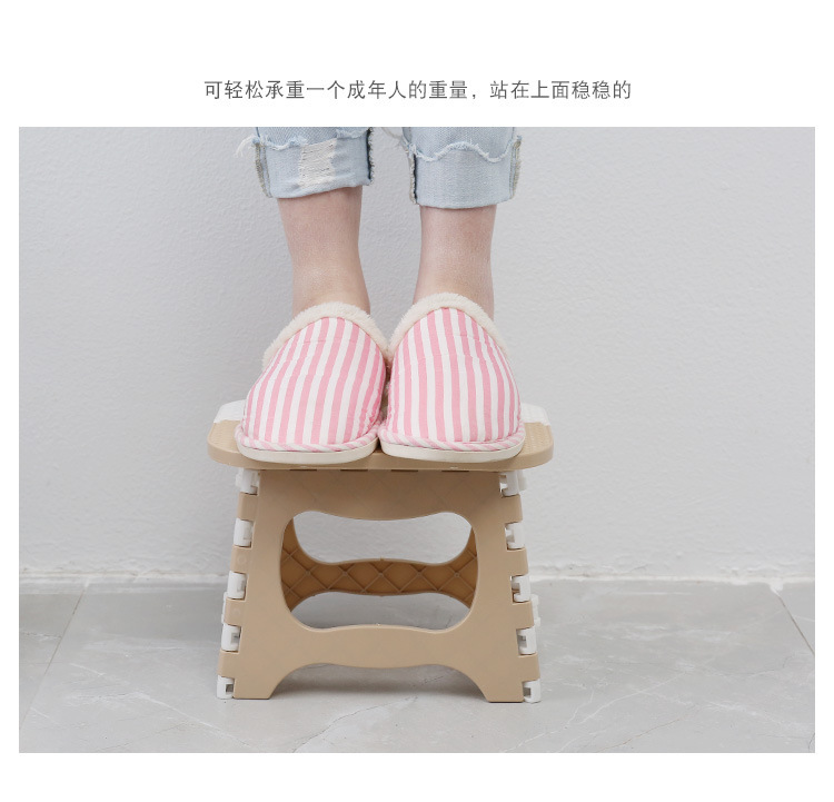 地摊加厚塑料折叠凳子 儿童凳轻便手提式火车小凳子 成人矮凳详情11