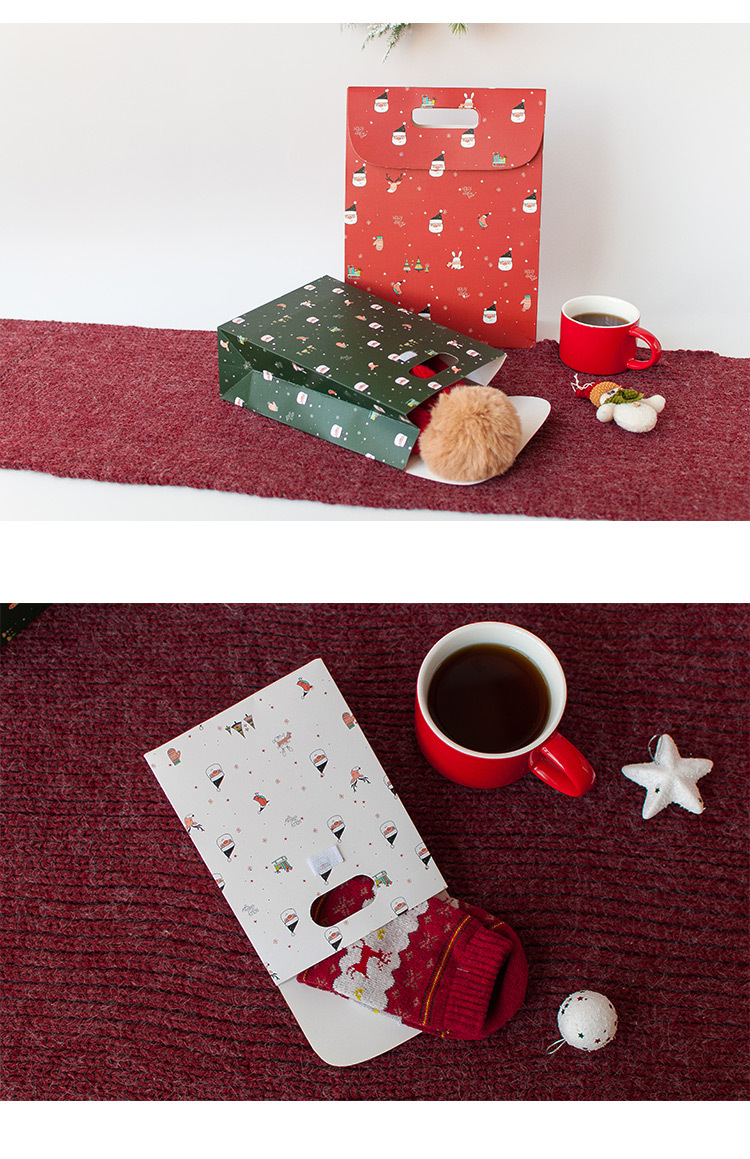 Senyu Ye Christmas Gift Box, Candy Box, gift Candy bag, hand-held flip-top souvenir box bag pic 11