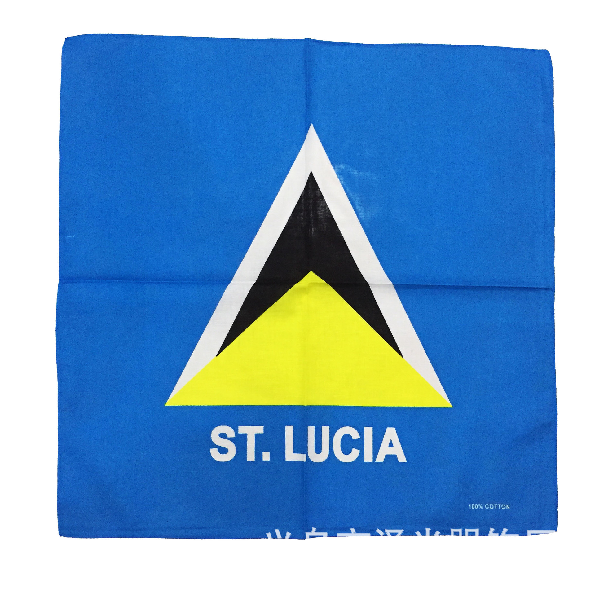 All-cotton headscarves, Jamaica, Guyana, Baba Duoshi, Trinidad, Green, Dana, flag square scarves wholesale pic 2