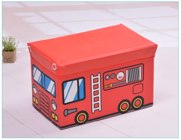 Cross-border best-selling cartoon storage stools, folding storage stools, household daily necessities, large storage boxes, wholesale from manufacturers pic 12