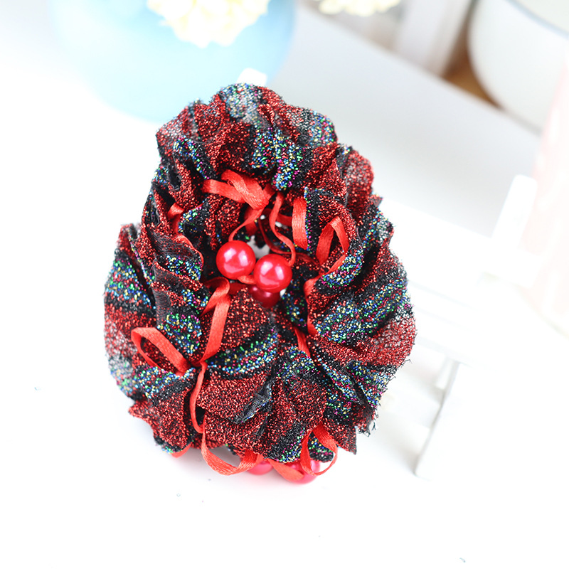 Wholesale of hairstyles, hair ties, lace hair ties and accessories for 1 yuan. Small commodity supply wholesale pic 11
