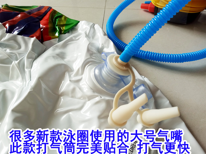厂家批发塑料打气泵充气玩具打气筒脚踩气筒现货四寸脚踩泵详情6