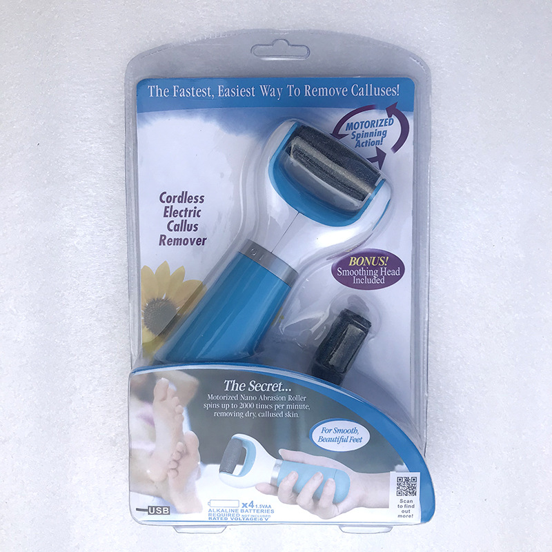 Wholesale foot care devices, electric foot scrubs for removing dead skin and keratin, household electric foot scrubs, one-piece consignment pic 1