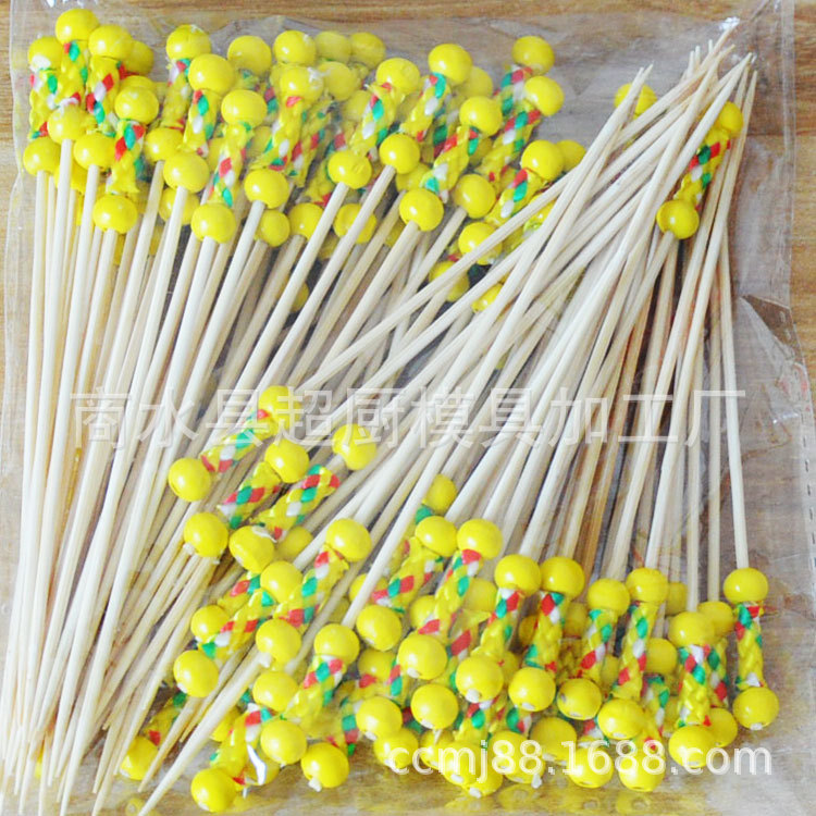 Fruit skewers, fruit forks, watermelon, strawberry disposable art bamboo skewers, cocktail toothpicks, creative flower strings, factory wholesale pic 17