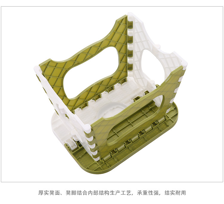 地摊加厚塑料折叠凳子 儿童凳轻便手提式火车小凳子 成人矮凳详情9