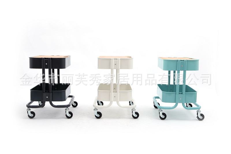 厂家供应出口北欧可移动茶几铁艺边桌懒人桌简易电脑桌床头柜详情5