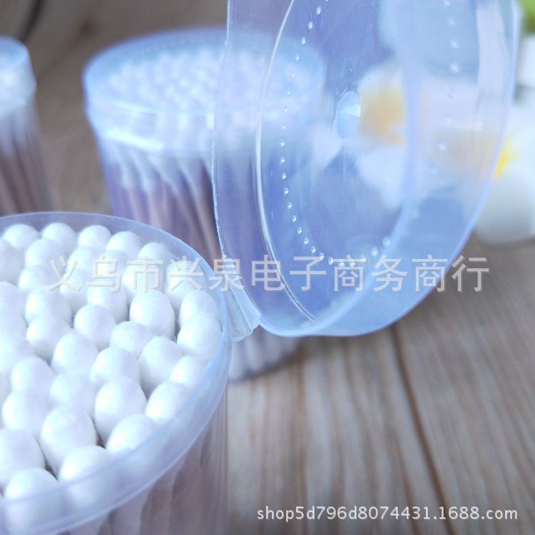【1-8 Zones 】 Cylindrical cotton swabs 12 sets 240 yuan per box, bucket-packed cotton swabs, disposable double-headed daily-use cotton swabs, box-packed cotton swabs wholesale one yuan pic 3