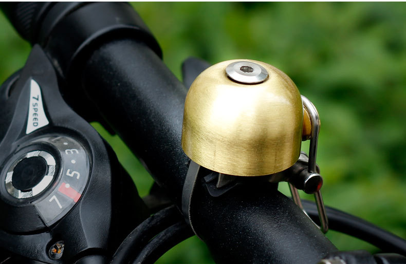 Bicycle bells, retro copper bells, mountain bike horns, fixed-wheel bikes, cycling accessories, cycling equipment pic 6