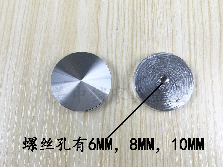 Cabinet base accessories/Solid aluminum discs for glass tables and coffee tables/Round decorative discs/Decorative discs for KTV coffee tables pic 6