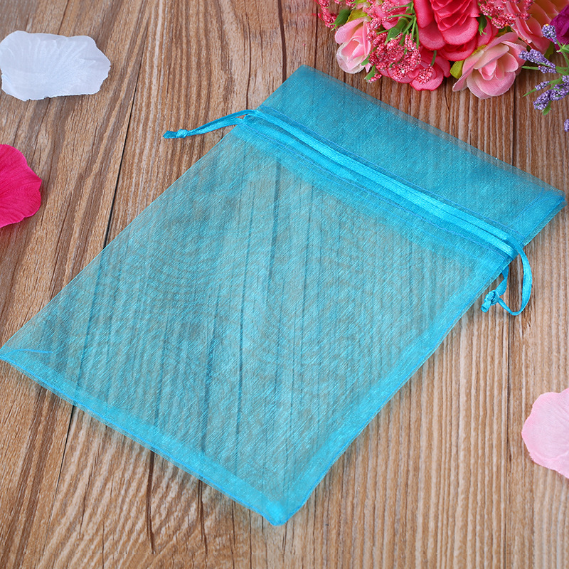 大量供应现货素色纱袋7*9CM 首饰袋批发 二十多种颜色可选详情16