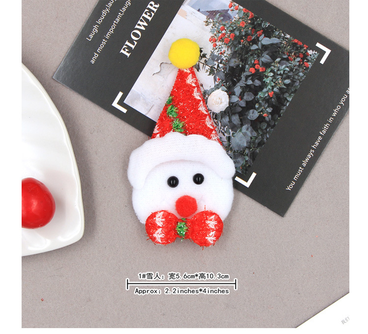 韩版圣诞驯鹿雪人圣诞老人圣诞树配饰毛绒麋鹿发箍头饰配件详情27