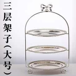 Silver-plated metal fruit plates, pastry trays, cake plates, baking party, wedding soft furnishings, KTV home decorations pic 3