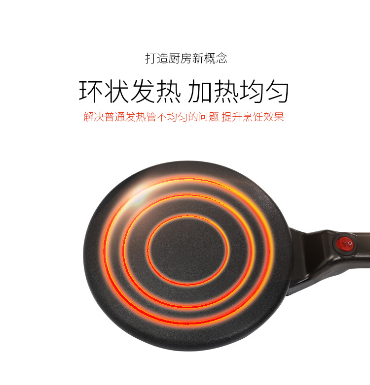Cross-border Amazon electric griddle, home waffle machine, spring roll skin mini pancake machine, cake machine, cake thin pancake machine pic 20