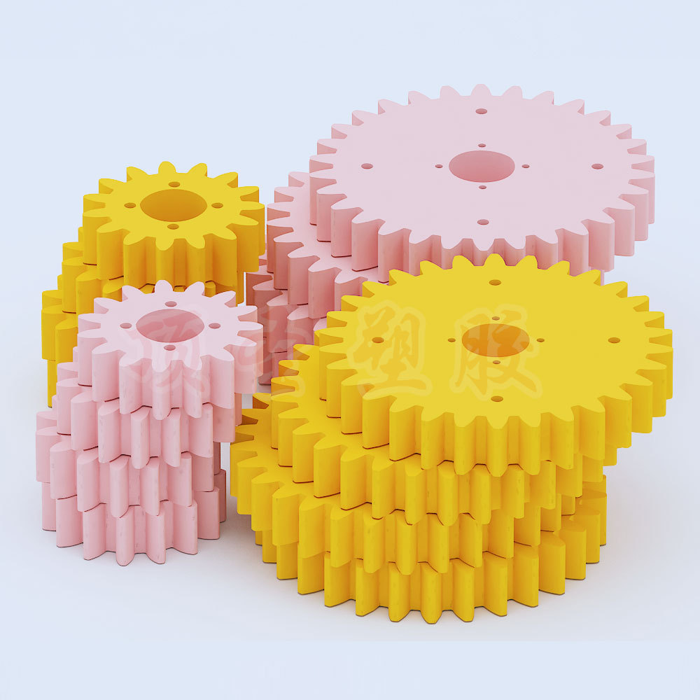 EVA齿轮玩具彩色EVA雕刻齿轮泡棉模切冲型异型大小eva泡沫轴齿轮详情3