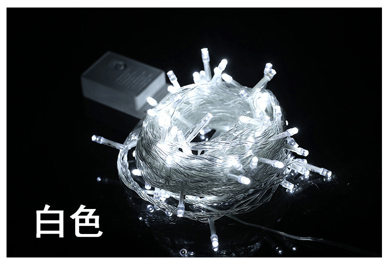 Outdoor LED string lighting project, starry sky Christmas festival decorative lights, wedding room decoration bare light string lights pic 13