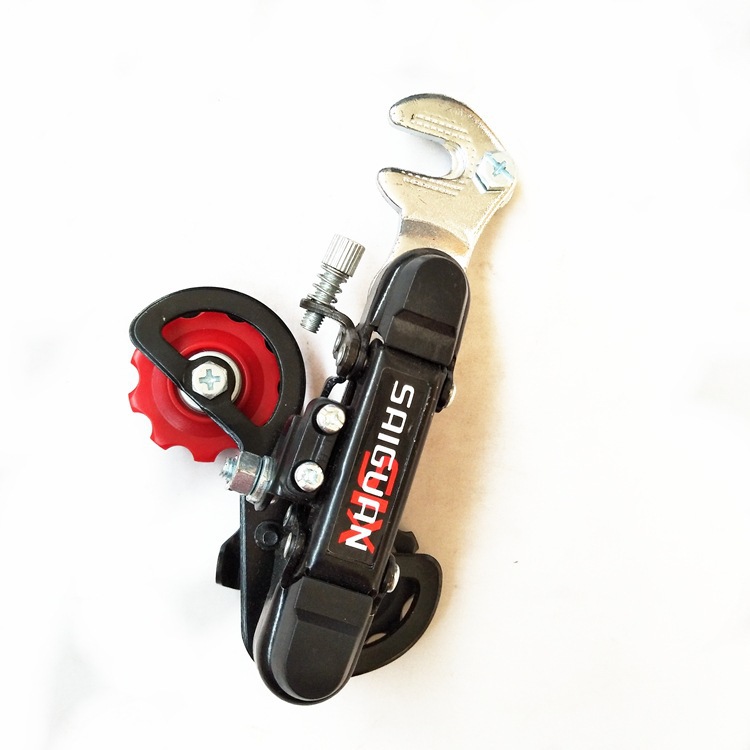 Mountain bike 18-speed positioning rear pull, bicycle rear wheel rear pull reverse hook pull/eye pull 6-speed rear pull pic 2