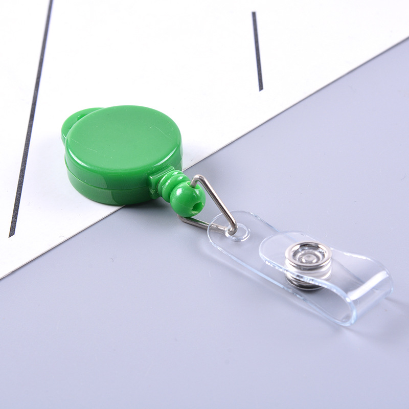 2.5cm small round pull-up buckle, metal pull-up buckle, ID card buckle, telescopic cartoon pull-up buckle, pull-down buckle, available in fixed color pic 12