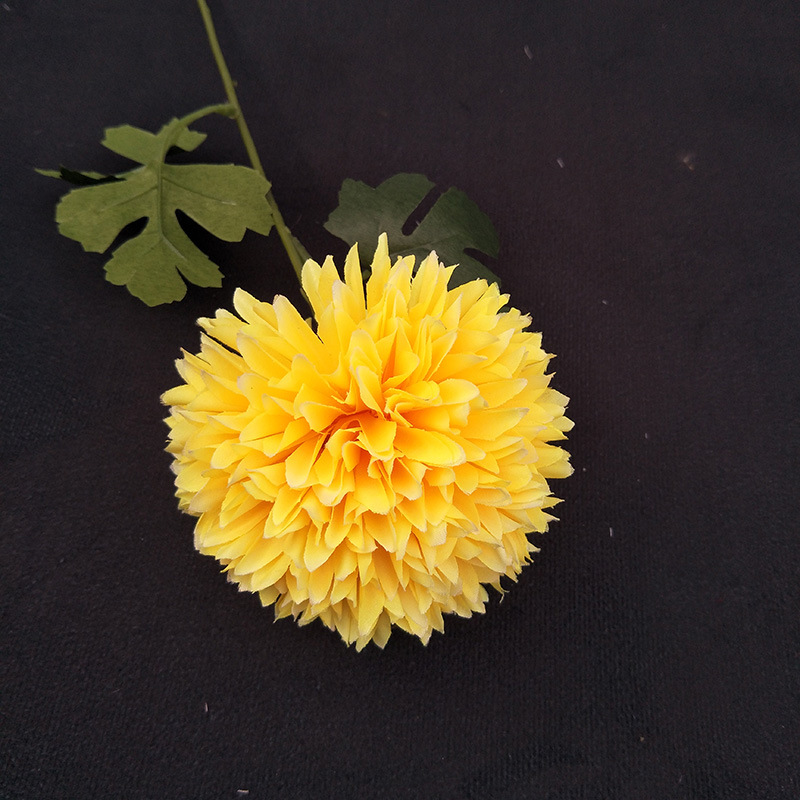 单头球清新葱球仿真花单头绣球绢花假花家居婚庆小清新装饰花详情143