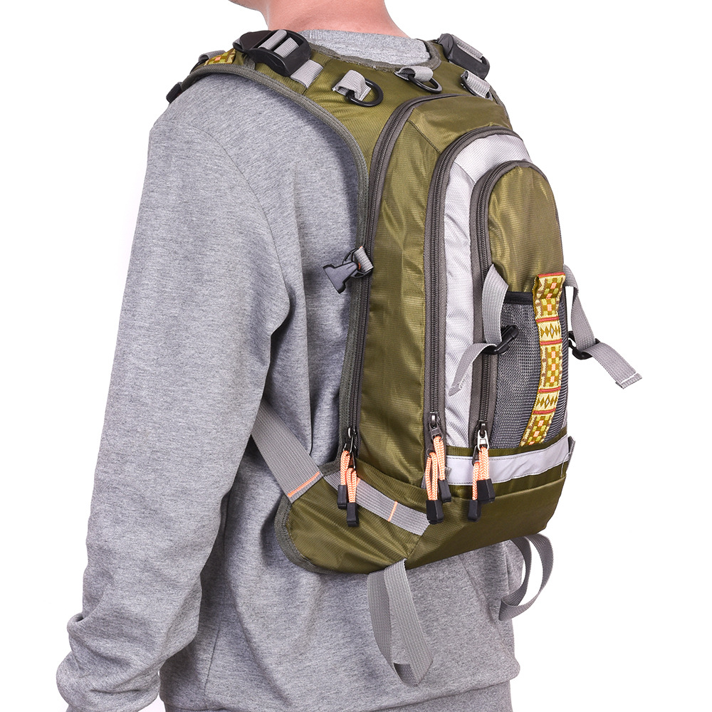 Fishing vest + life jacket + backpack, multi-functional life jacket, fly fishing backpack with multiple pockets pic 10